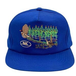 Vintage NK‎ Northrup King Novartis Seeds Snapback Hat Embroidered Pheasant